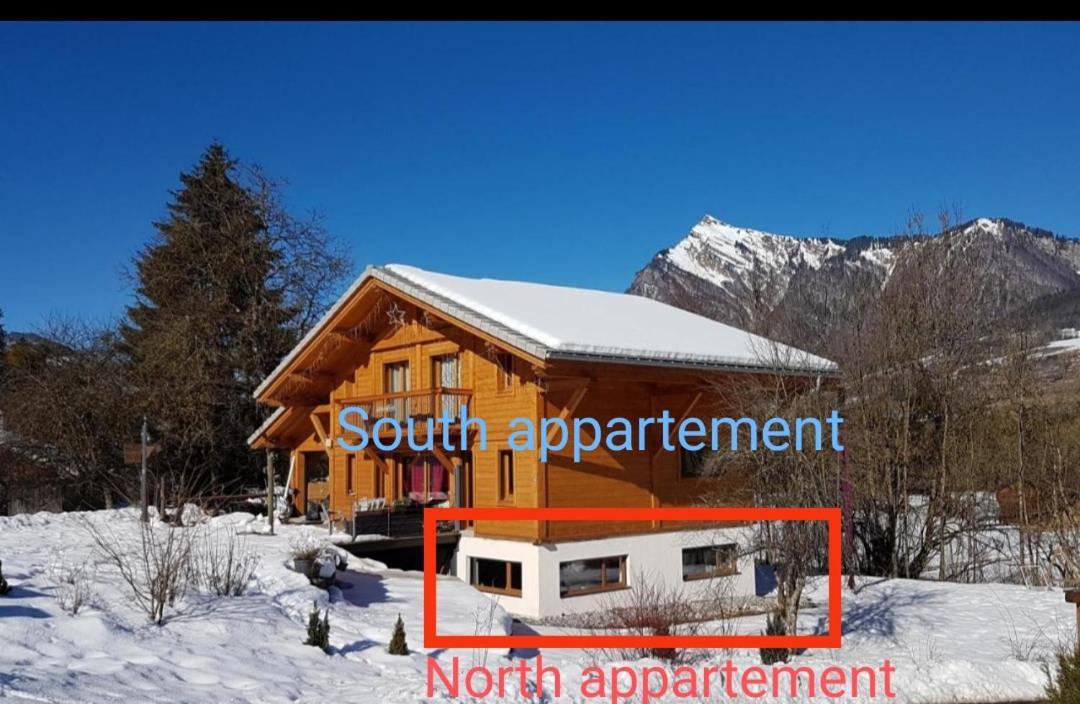 Chalet Les Vagnys - Lac Des Vernays La Riviere-Enverse Exteriör bild